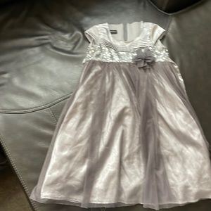 Sequence silver dress